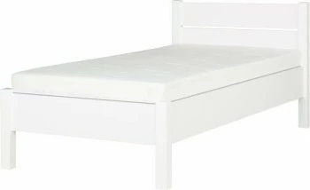 Łóżko 1-osobowe 90 Aga (biały połysk)