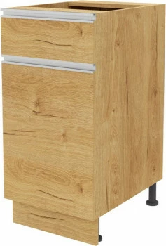 Szafka 40 dolna lewa z drzwiami i szufladą Monia z Easy Box (dąb soma ciemny)