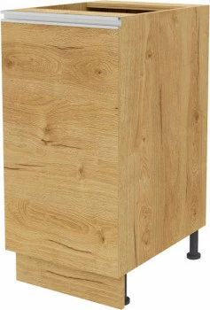 Szafka 40 dolna na kosz do segregacji odpadów Monia (dąb Soma ciemny)