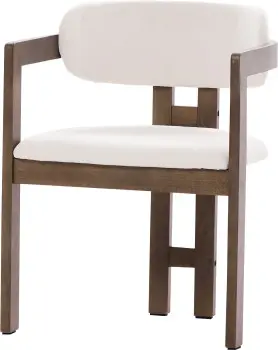 Krzesło drewniane Lummo 40 (beż/orzech)