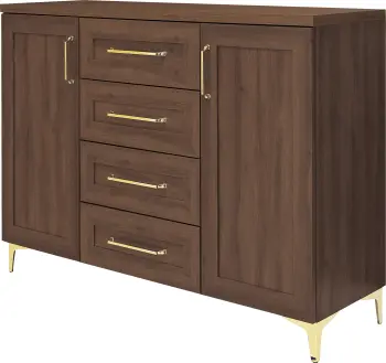 Komoda z drzwi. z 4 szuflad. Majorka (orzech Foresta)