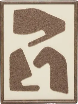 Obraz boucle Darkwood 14 (brąz/ciemny brąz)