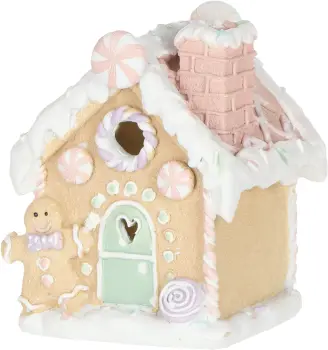 Piernikowy domek LED Pastel Christmas 222