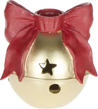 Świecznik Classic Christmas 10 (złoty/czerwony)