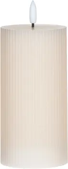 Świeca woskowa LED duża Cozy Light 55 (jasnoróżowa)