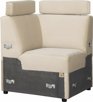 Siedzisko narożne Lazur (plusz beż)