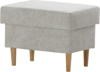 Puf Werina (rojal jasny szary)