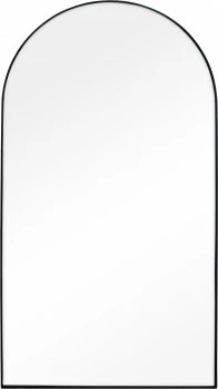 Lustro ścienne Ravia (czarny)