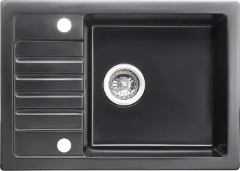 Zlew 1-komorowy Lomo 9 (czarny)