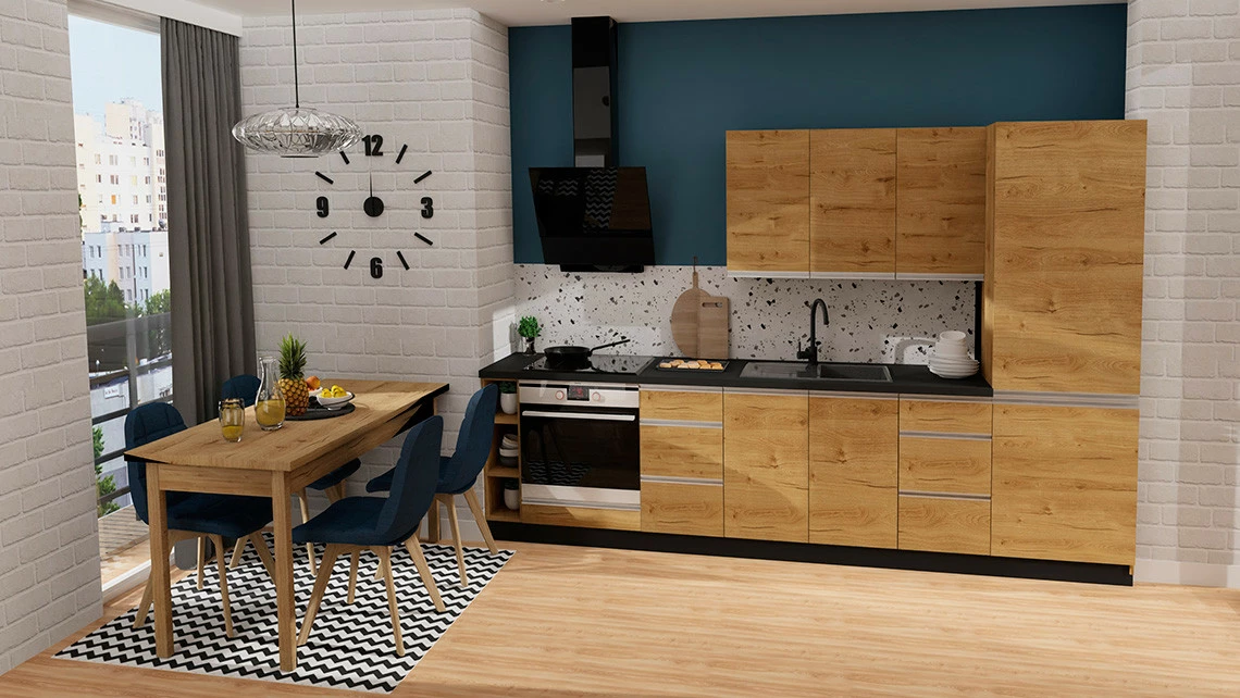 meble-kuchenne-z-czarnym-blatem--stylowa-i-funkcjonalna-kolekcja-kampara