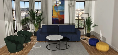 granatowa-kanapa-w-salonie--plusy-i-minusy