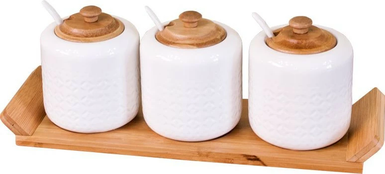 Pojemnik 2 (3-elem.) Palomo (biały) 