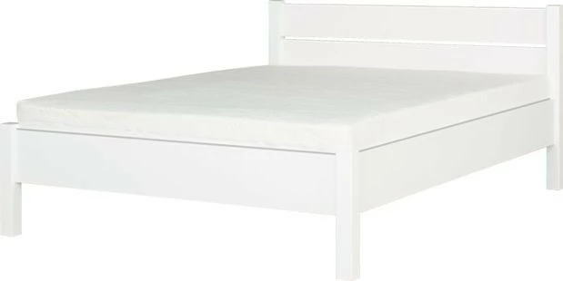 Łóżko 1-osobowe 120 Aga (biały połysk)