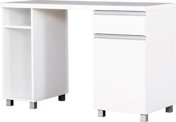 Biurko Aga (biały połysk) 