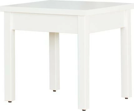 Stolik kwadratowy pełny (biały)