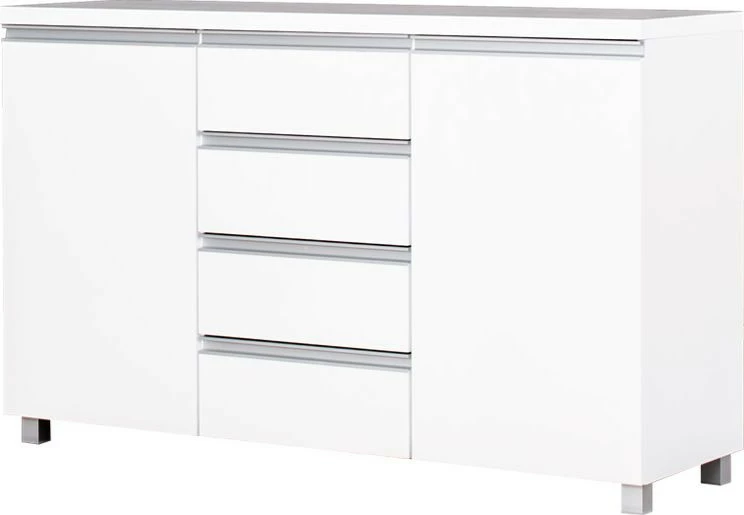 Komoda Aga (biały połysk)