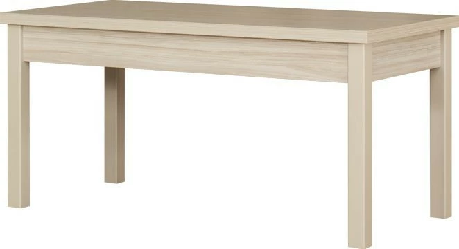 Stolik prostokątny pełny (latte) 