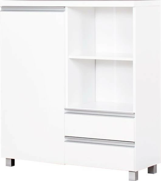 Kredens 1-drzwiowy Aga (biały połysk) 