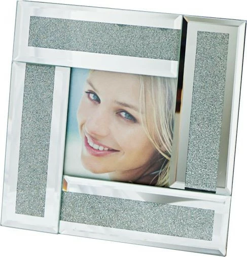 Ramka na zdjęcie szklana Diamento 35 (srebro)
