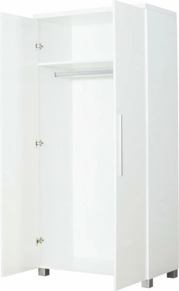 Szafa 2-drzwiowa Panama (biały połysk)