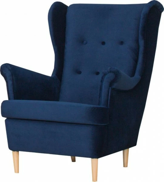 Fotel uszak Werina (plusz granat)