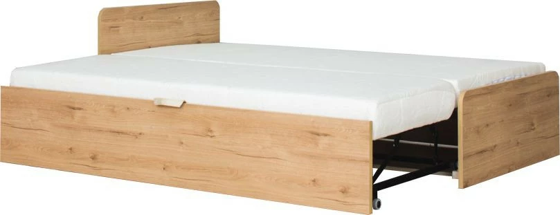 Łóżko rozkładane Kortez (dąb Soma ciemny)