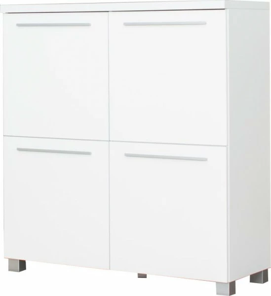 Komoda 4-drzwiowa Panama (biały połysk)