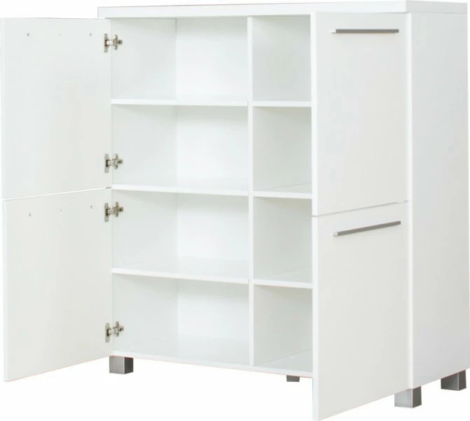 Komoda 4-drzwiowa Panama (biały połysk)