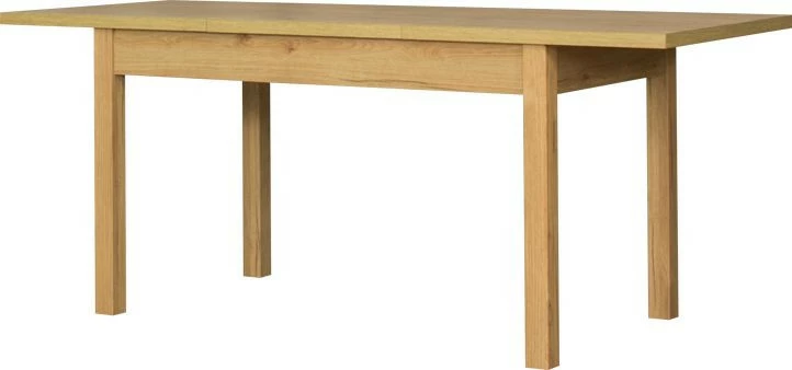 Rozkładany stół kuchenny 134 cm z automatem synchronicznym (dąb Soma ciemny) 