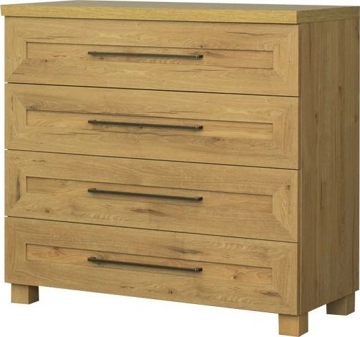 Komoda 4-szufladowa Majorka (dąb Soma ciemny) 