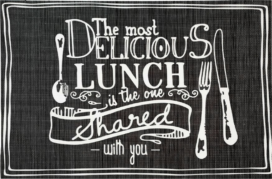 Mata stołowa 8 (czarna)