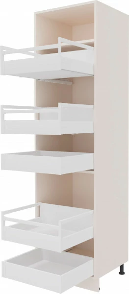 Zabudowa gospodarcza lewa z szufladami wewnątrz Laurencja (kaszmir lakier)