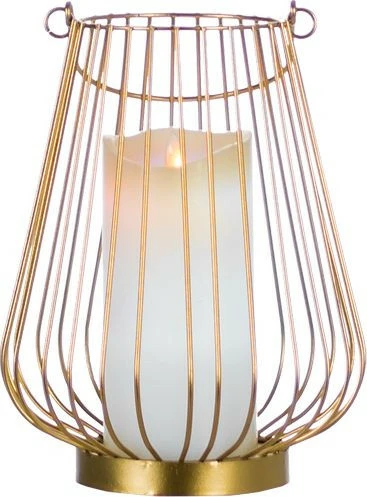 Lampion mały Marilena (złoty) 