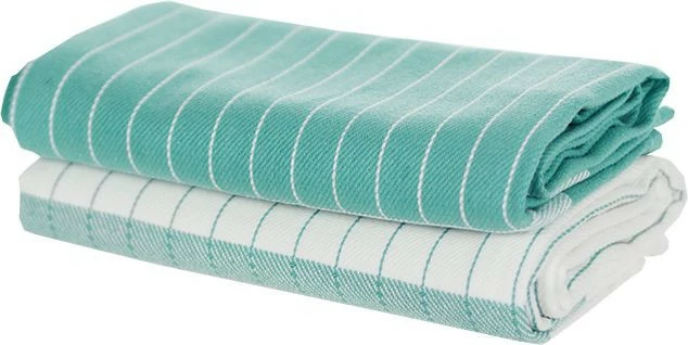 Zestaw dwóch ściereczek kuchennych 4 (biało/miętowy)