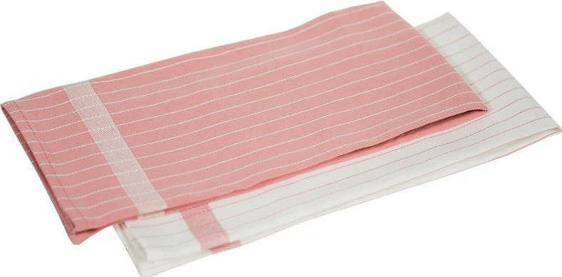 Zestaw dwóch ściereczek kuchennych 4 (biało/różowy)