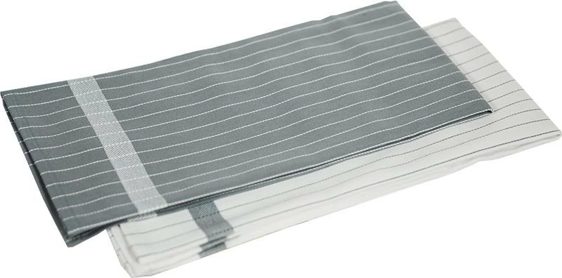 Zestaw dwóch ściereczek kuchennych 4 (biało/szary)