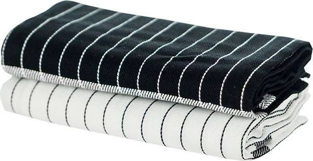 Zestaw dwóch ściereczek kuchennych 4 (biało/czarny)