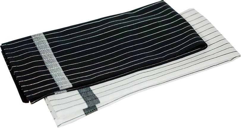 Zestaw dwóch ściereczek kuchennych 4 (biało/czarny)