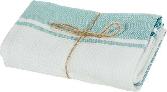 Ściereczka kuchenna 1 (miętowe pasy)