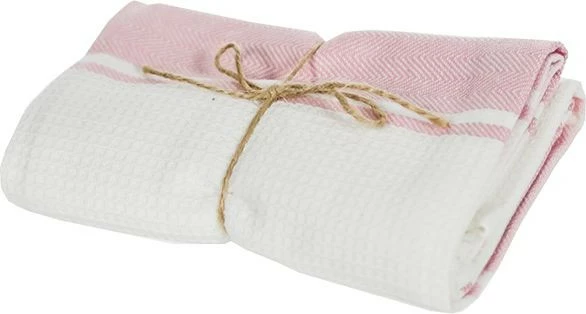 Ściereczka kuchenna 2 (różowe pasy) 