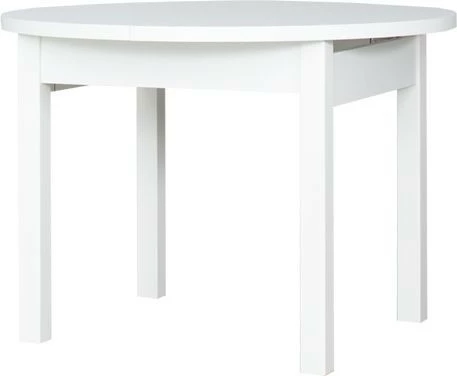 Stół okrągły rozkładany (biały)