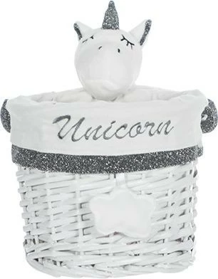 Kosz wiklinowy 18-3 z jednorożcem