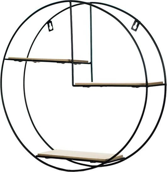 Półka metalowa Ravia 5 (czarny)