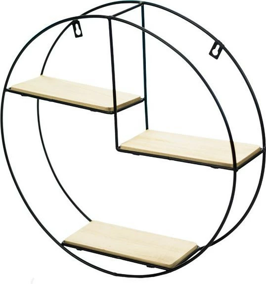 Półka metalowa Ravia 5 (czarny) 