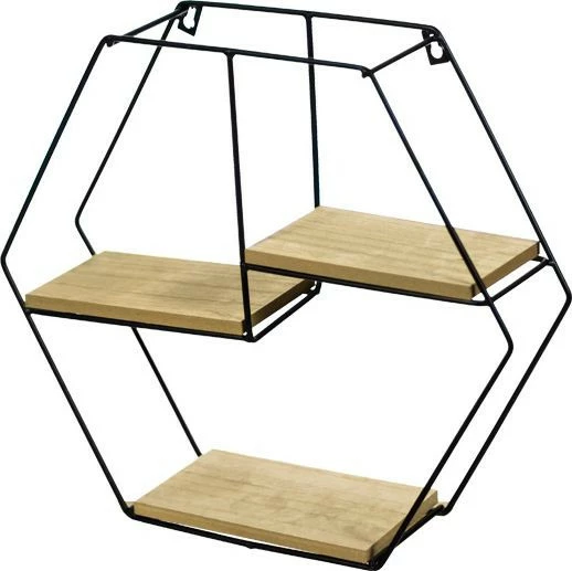 Półka metalowa Ravia 6 (czarny)