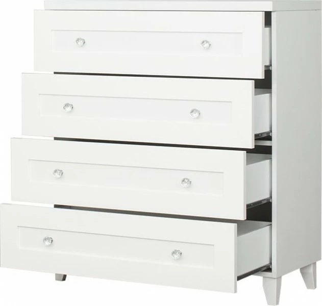 Komoda 4-szufladowa Majorka (biały)