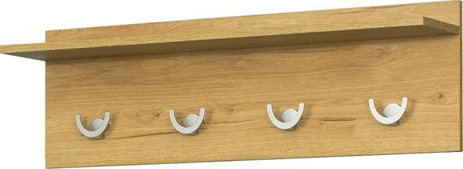 Wieszak z półką na ubrania Panama (dąb Soma ciemny)