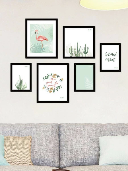 Zestaw ramek Venussio 6 elem. (czarny) 