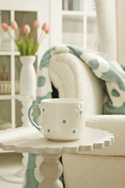 Kubek Daisy 146 (biały/niebieski)