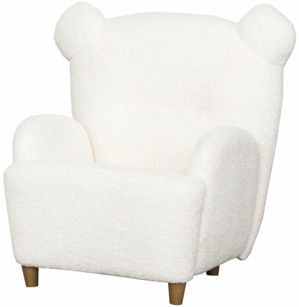 Fotelik Miś (boucle kremowy)